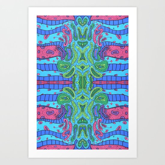 Pregnant Brain Art Print