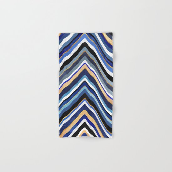 Blue Slice Hand & Bath Towel