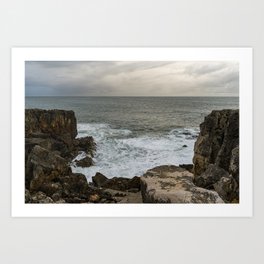 Atlantic ocean | Travel photography | Portugal | natural colors Art Print
