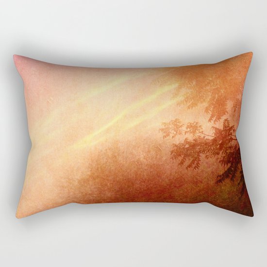 As the clouds above drift Rectangular Pillow