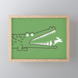 Mr. Croc's Nightmare Framed Mini Art Print