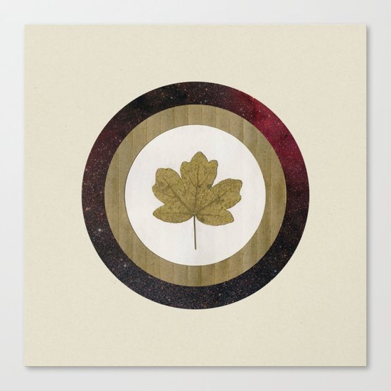 Leaf Space Canvas Print