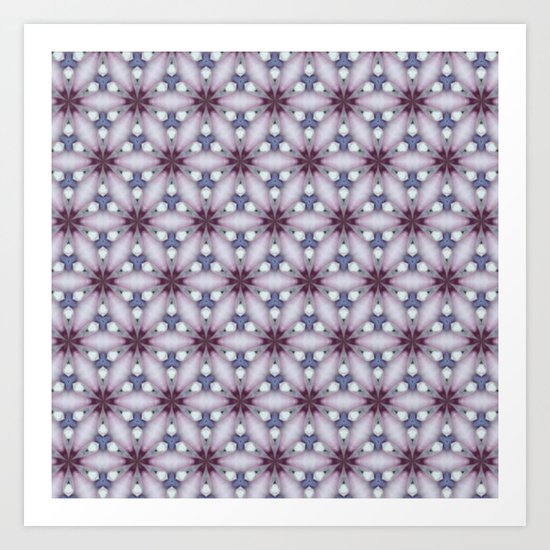 Flowers and Strass Art Print