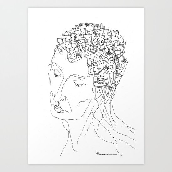 La Citta' Dentro Art Print