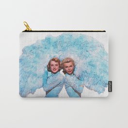 Sisters - White Christmas - Watercolor Carry-All Pouch | Veraellen, Judyhaynes, Musicals, Curated, Bettyhaynes, Classic, Classicmovies, Feathers, Classicfilm, Bettyandjudy 