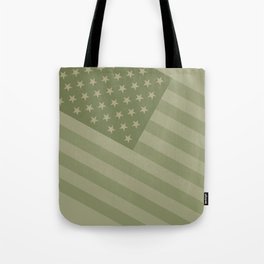 Camo Stars and Stripes – USA Flag in Military Camouflage Colors [FalseFlag 1] Tote Bag