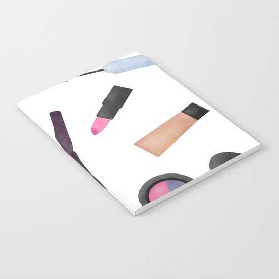 Scattered Makeup Pattern Notebook