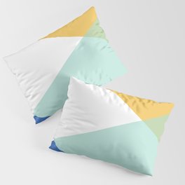 Geometrics - primary & cyan Pillow Sham