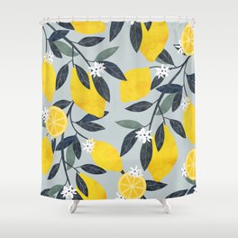 Lemons pattern Shower Curtain