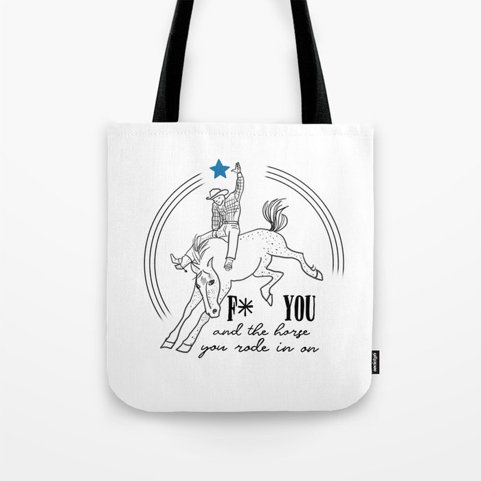 And the horse Tote Bag