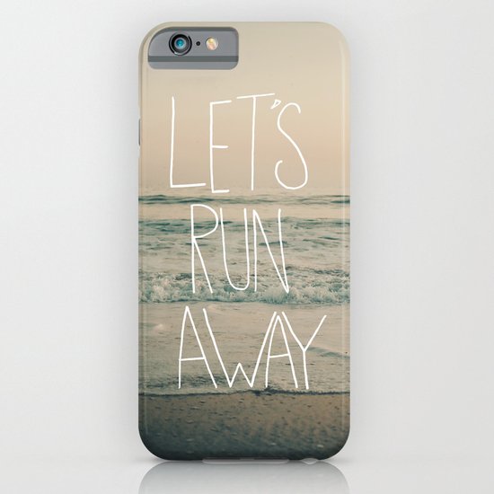 Let's Run Away by Laura Ruth and Leah Flores iPhone & iPod Case
