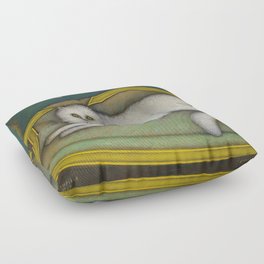 Angora Cat - Morris Hirshfield Floor Pillow