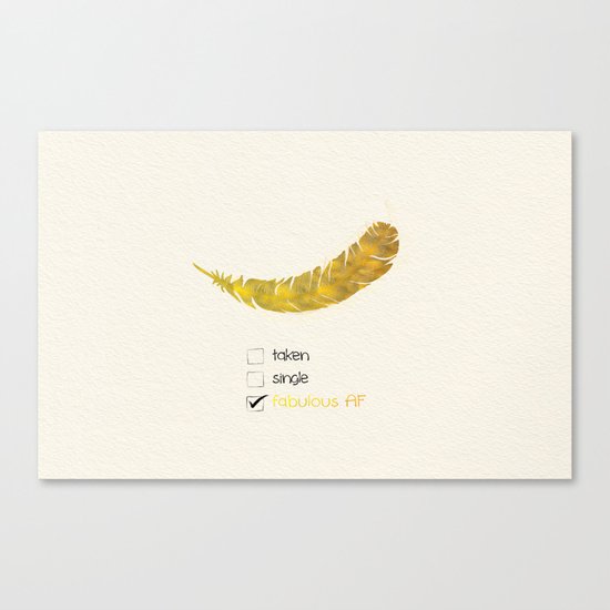 Fabulous AF Canvas Print