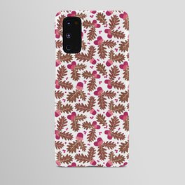 Acorns in Pink Android Case