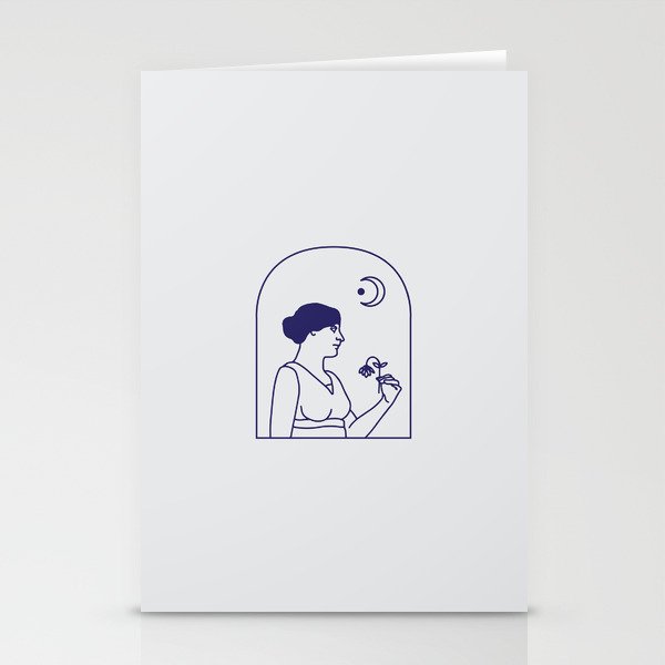 Ode to the Moon Stationery Cards