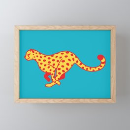 Primary Cheetah Framed Mini Art Print