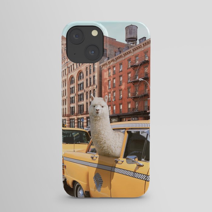 Alpaca in New York iPhone Case