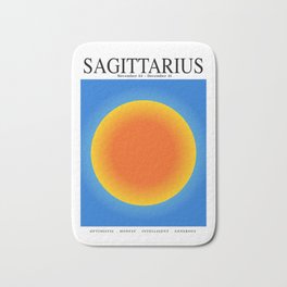 Sagittarius - Astrology Zodiac Aura Gradient Bath Mat | Graphicdesign, Constellations, Positive Affirmation, Circle, Aura, Tarot, Good Energy, Star Sign, Quote, Horoscope 