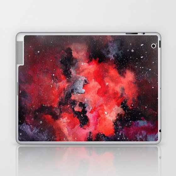 Red Nebula Laptop & iPad Skin