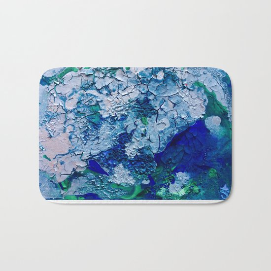 Imagined Ocean View From Above Bath Mat