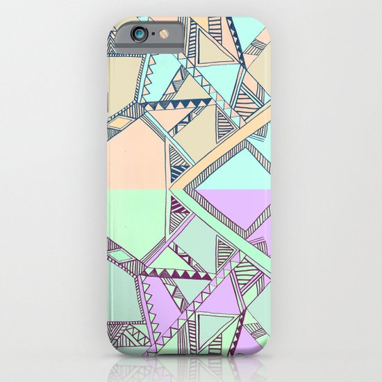 Aztec print illustration iPhone & iPod Case