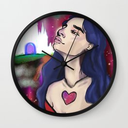 Cosmic Princess Wall Clock