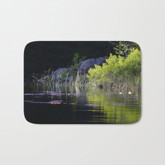 Green Reflection Bath Mat