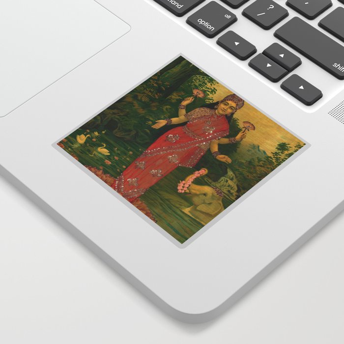 Lakshmi by Raja Ravi Varma Sticker