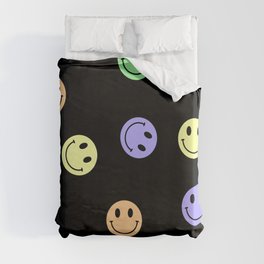 RAINBOW SMILEY FACE PATTERN Duvet Cover