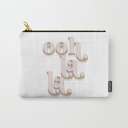 ooh la la Carry-All Pouch | Colourblocking, Ohlala, Pastell, Retro, Painting, Feminism, Words, Female, Word, Colourful 