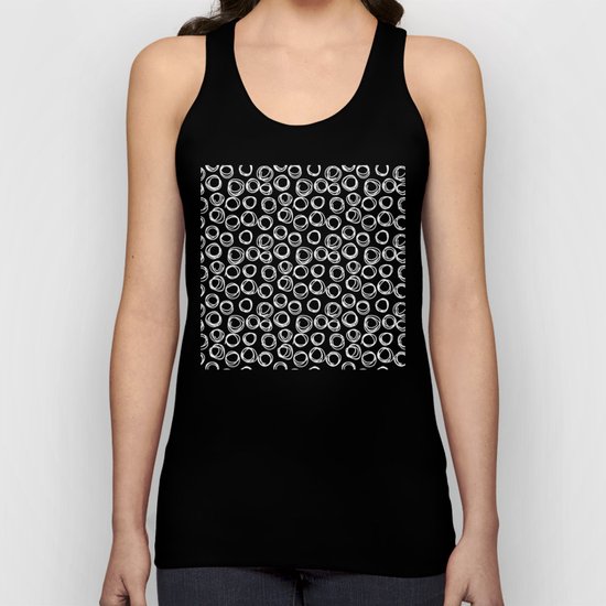Hand drawn pattern Unisex Tank Top
