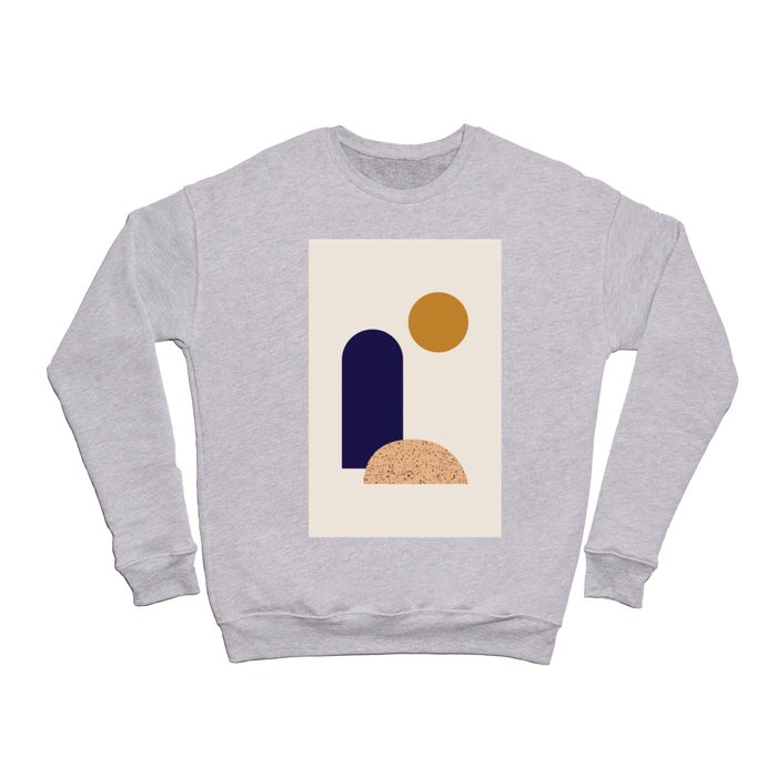 Abstract Color Shapes Crewneck Sweatshirt