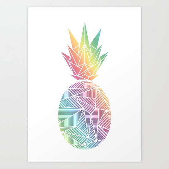 Billy Rays Pineapple Art Print