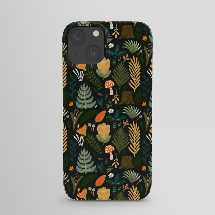 FOREST PATTERN iPhone Case