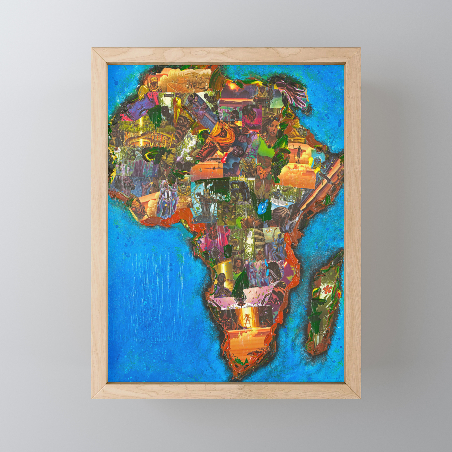 Wakanda Forever Framed Mini Art Print By Lamarjones Society6
