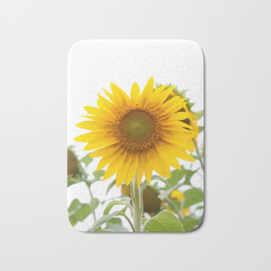 Sunflower #1 #decor #art #society6 Bath Mat