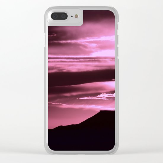 SW Rose Mesa Sunset Clear iPhone Case