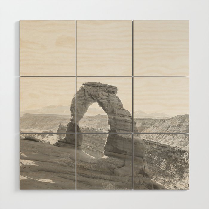 Delicate Arch - Arches National Park Travel Photography Wood Wall Art