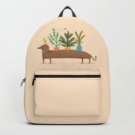 Dachshund & Parrot Backpack