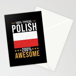 100% typical Polish 200% awesome Stationery Card