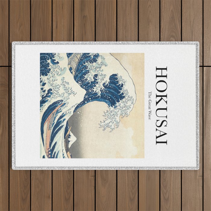 Hokusai - The Great Wave Outdoor Rug