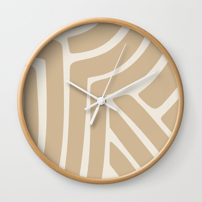Abstract Stripes LXXXIII Wall Clock
