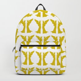 pattern golden angels, for women Backpack