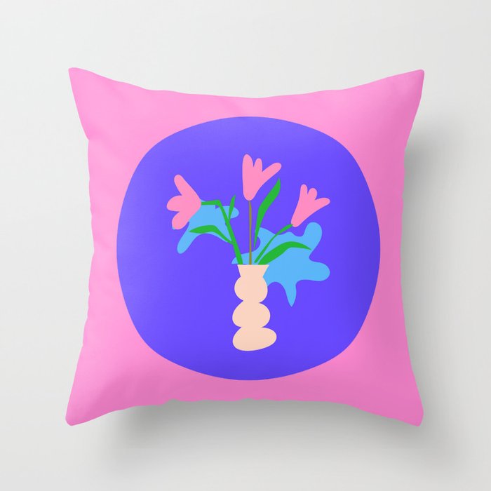 flowers Throw Pillow