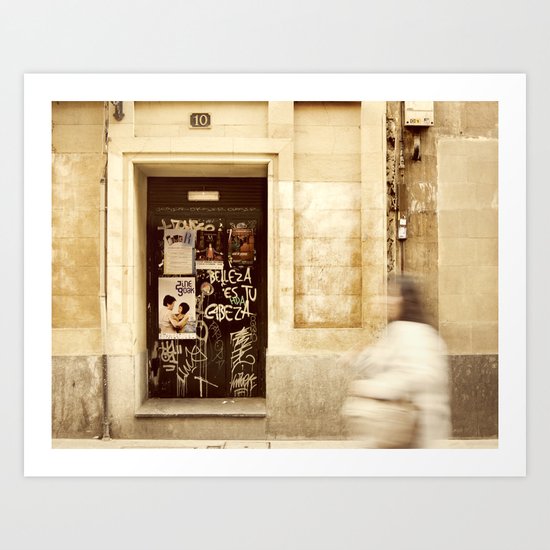 belleza es mi cabeza Art Print
