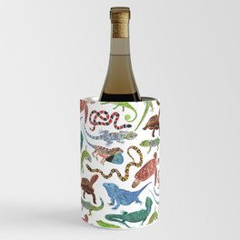 Endangered Reptiles Around the World Wine Chiller