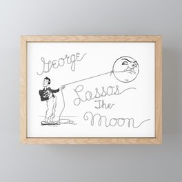 It's a Wonderful Life - George Lassos the Moon Framed Mini Art Print