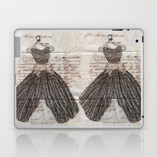 Fancy Dress on French Ephemera Laptop & iPad Skin
