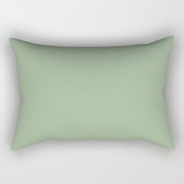 Solid Color SAGE GREEN  Rectangular Pillow