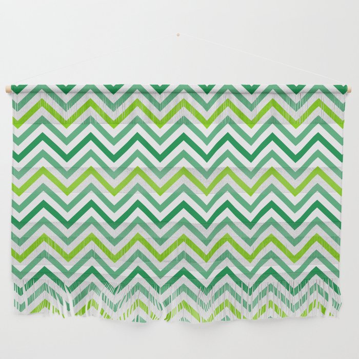 St. Patrick's Day Zig-Zag Lines Collection Wall Hanging